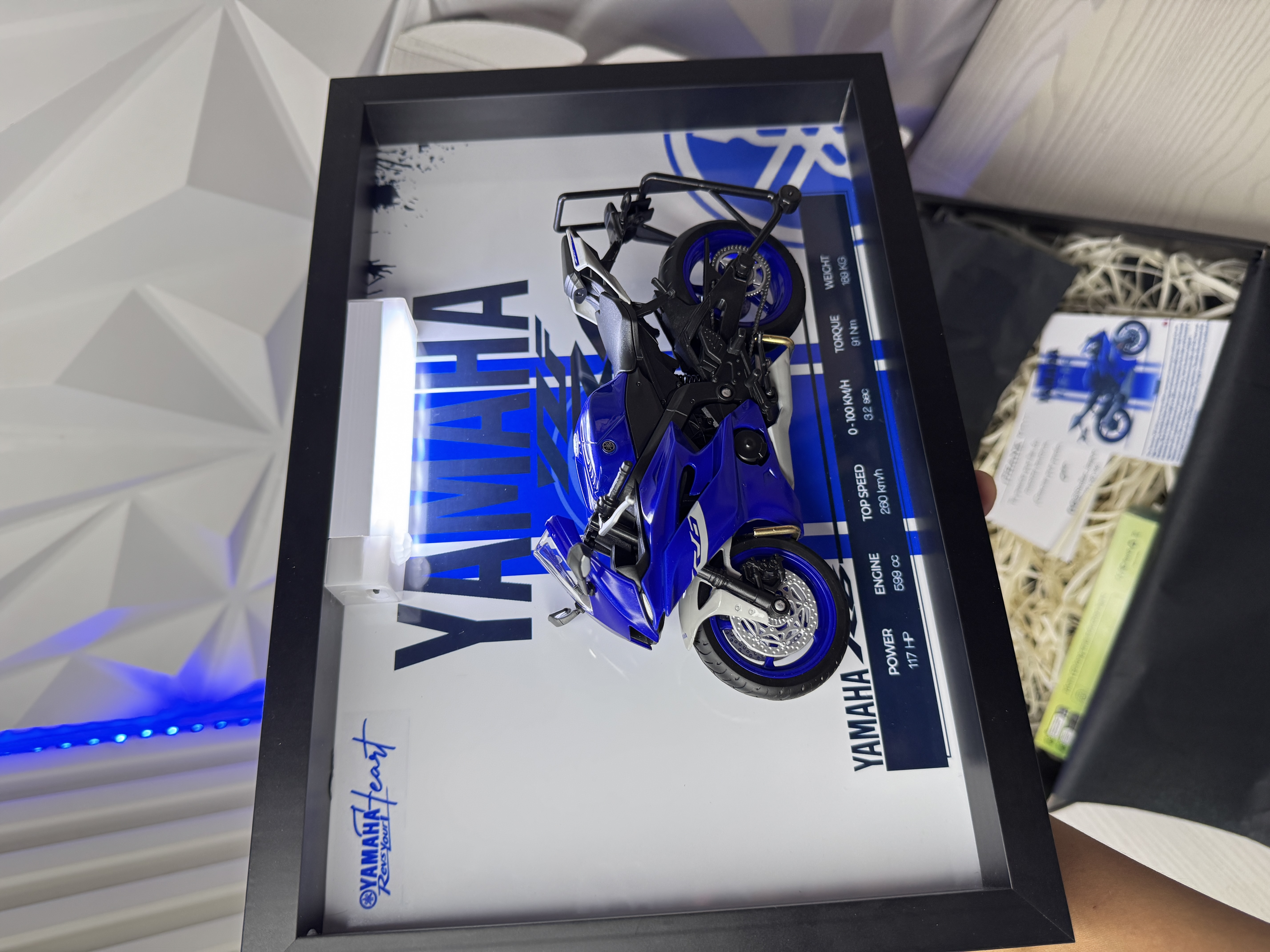 Cuadro 3D Motos Escala 1/12 Edición Especial